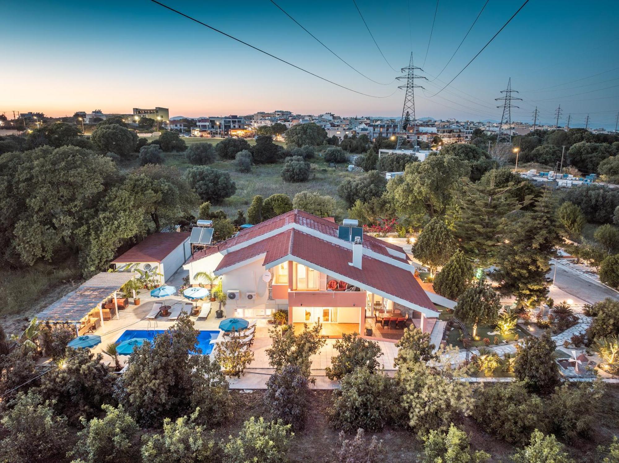 Artzy Villa Rhodes City Esterno foto