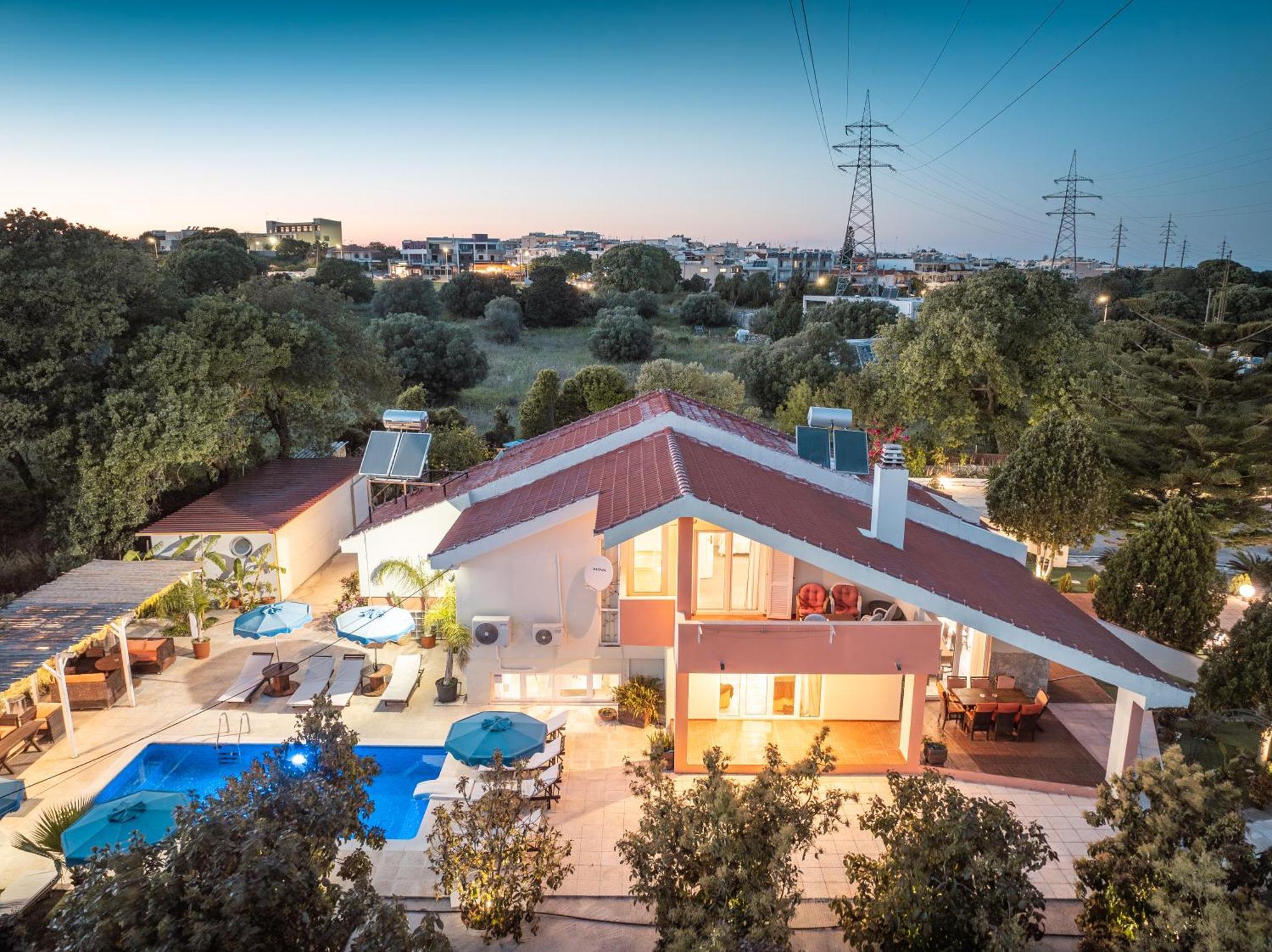 Artzy Villa Rhodes City Esterno foto